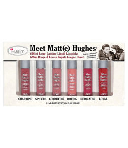 مجموعة احمر شفاه سائل ميت مات هيوز من ذا بالم - بيج